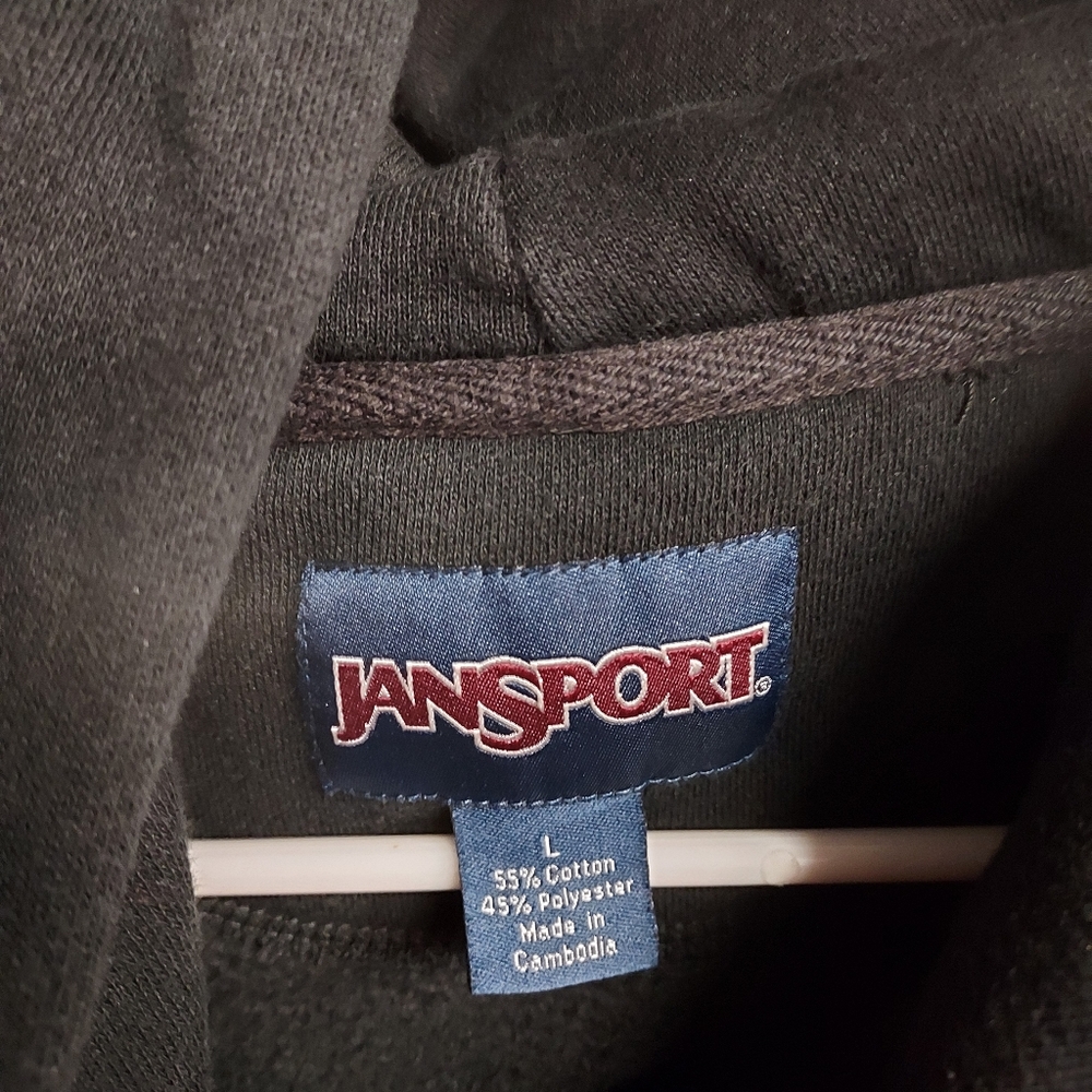 Jansport women's black HW hoodie L - Picture 5 of 5